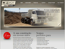 Tablet Screenshot of cessi.com.br
